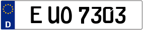 Truck License Plate